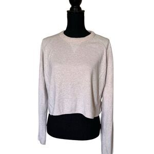 Cotton On KnitWear Tan Cropped Lightweight Sweater Sz Medium